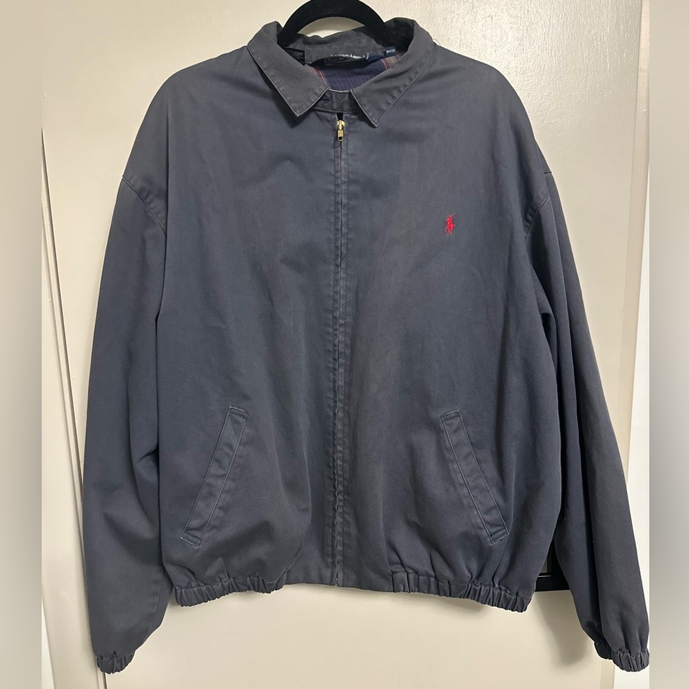 Vintage 80’s Ralph Lauren Blue Label Jacket - navy- Size XL